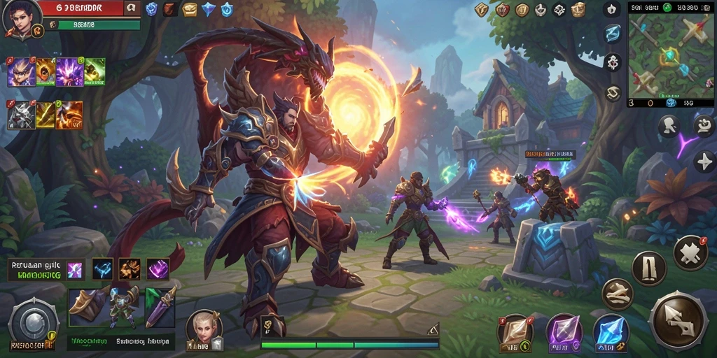 Screenshot gameplay menampilkan aksi seru dalam dunia MMORPG.