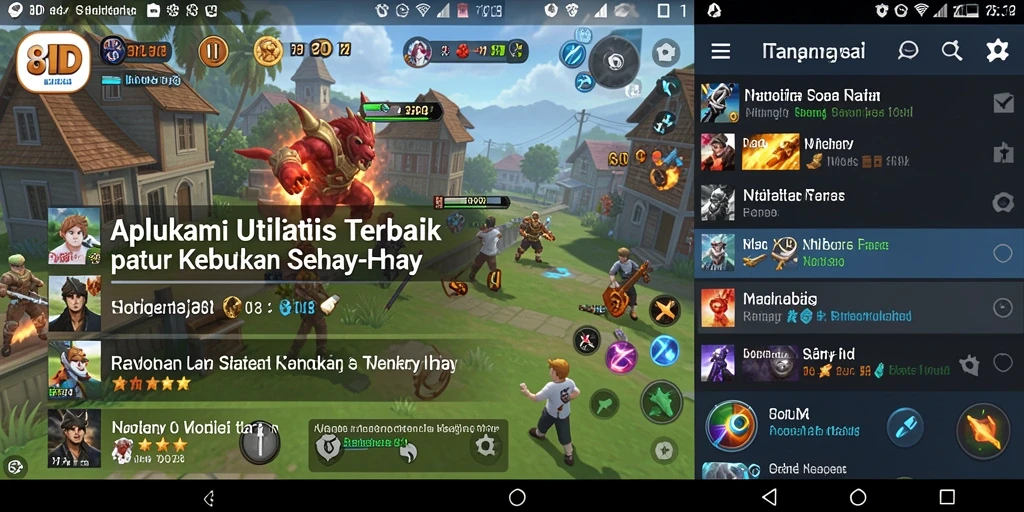 Tampilan antarmuka aplikasi 8ID yang mudah digunakan dan fungsional.