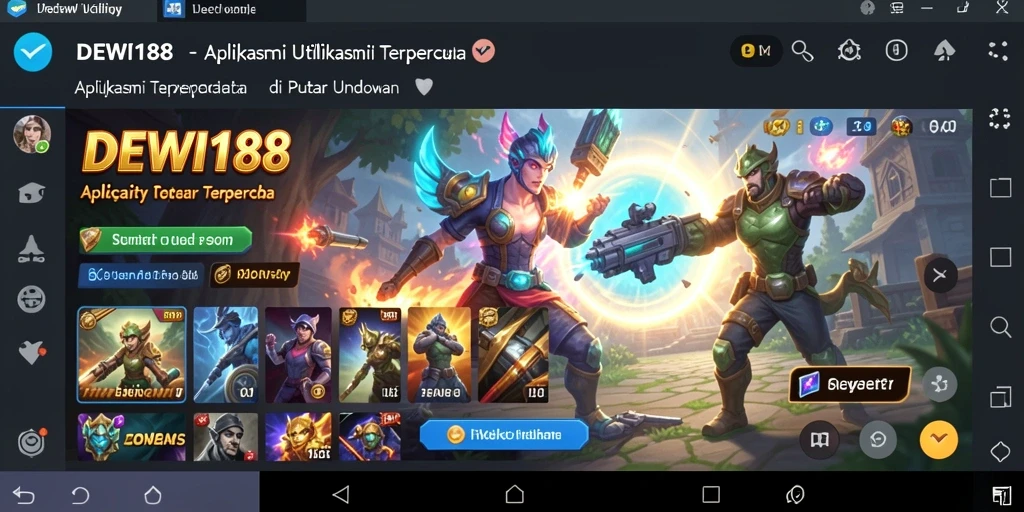 Screenshot DEWI188 menunjukkan fitur pengingat yang efisien dan mudah digunakan.