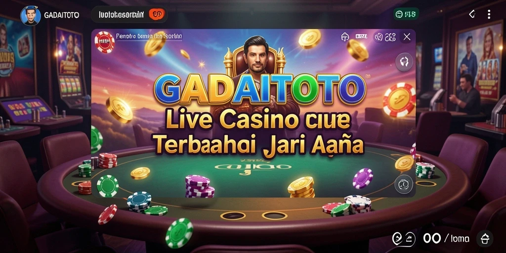 Tampilan gameplay Live Casino yang menarik di GADAITOTO.