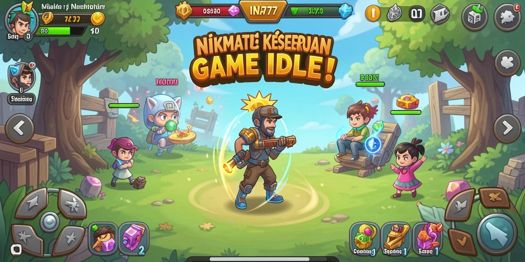 Gambaran gameplay Idle yang menarik dalam INA777.
