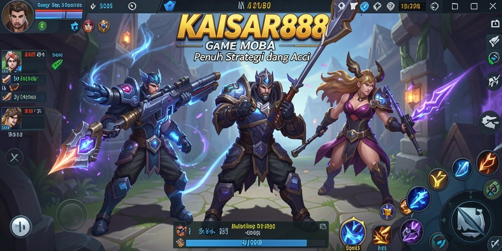 Tampilan gameplay seru KAISAR888 dengan aksi karakter yang dinamis.
