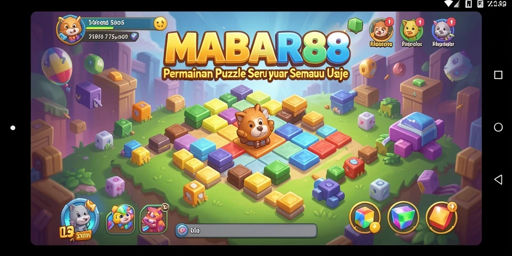 Gameplay seru MABAR88 dengan berbagai puzzle menarik.