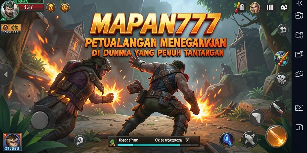Tampilan gameplay MAPAN777 menunjukkan karakter menjelajahi dunia petualangan yang menawan.