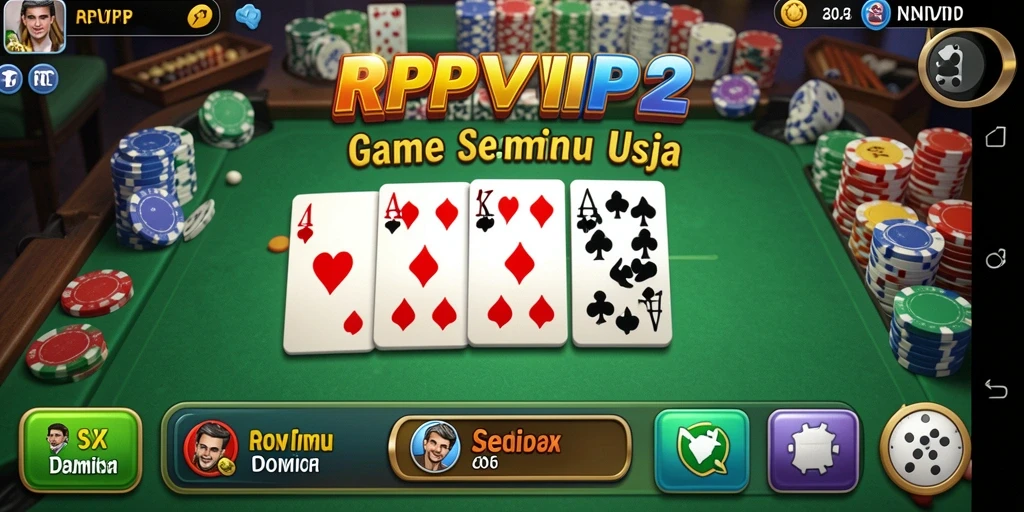 Tampilan gameplay RPVIP2 yang seru dan penuh warna.