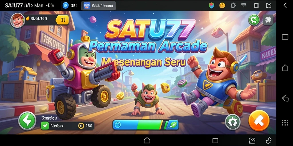 Screenshot menampilkan gameplay seru dan grafis menawan SATU77.